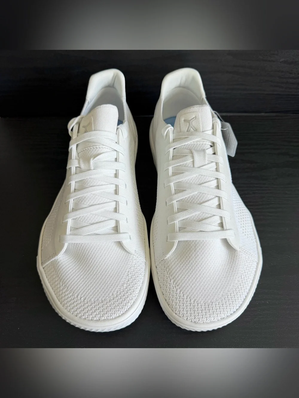 Flux Adapt Knit Trainer Barefoot Minimalist Sneaker Sz 9.5 White Shoe Brand NEW